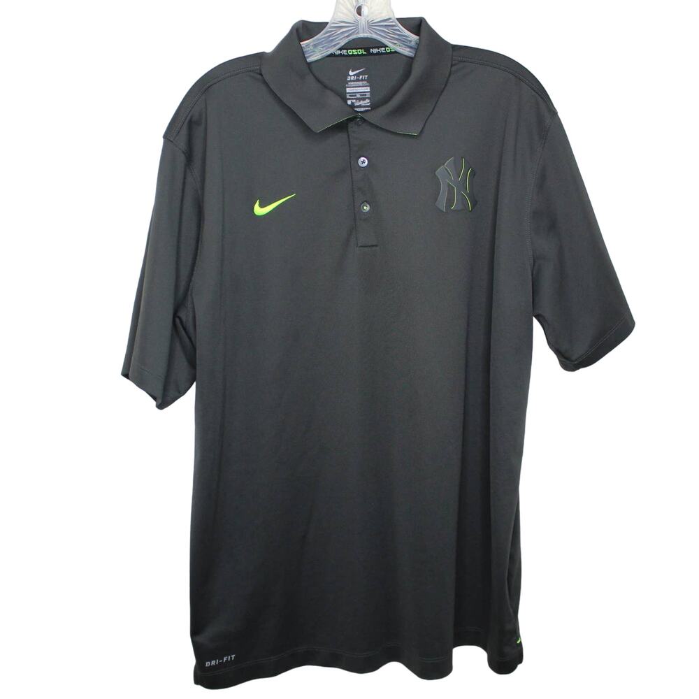 NIke BSBL New York MLB Baseball Dri Fit Polo Shirt XL